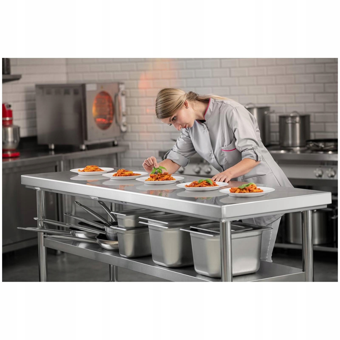 BLAT STÓŁ GASTRONOMICZNY ROBOCZY NIERDZEWNY 180X60 Marka Royal Catering