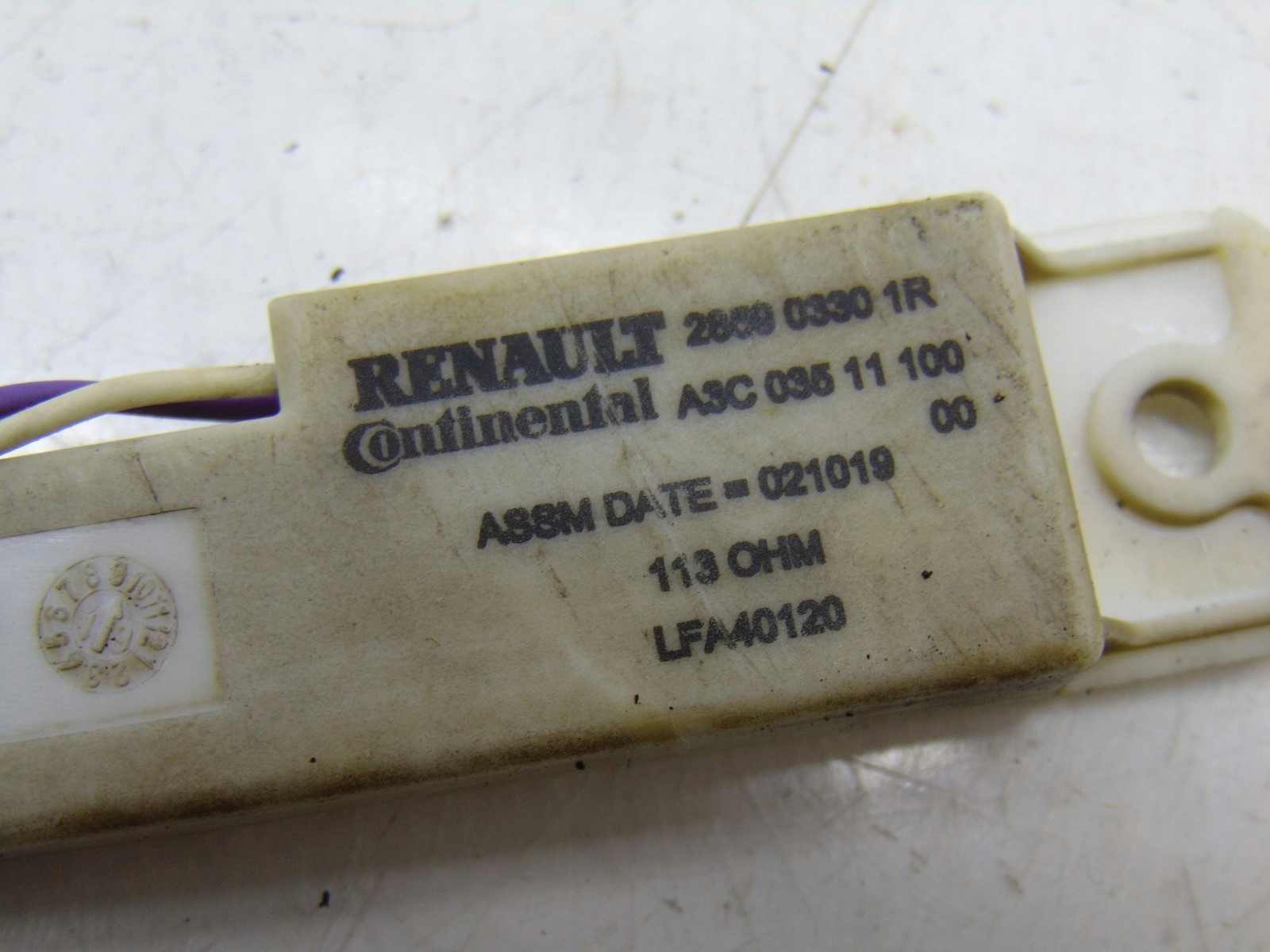 Antenne 285903301r KEYLESS RENAULT CAPTUR II 19