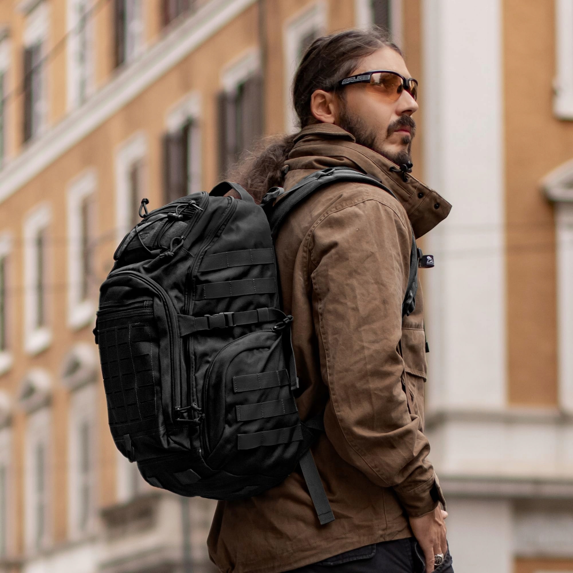 MARDINGTOP Plecak 30L Molle Na Laptop Do Miasta Biznesu Podróży — miniatura 7