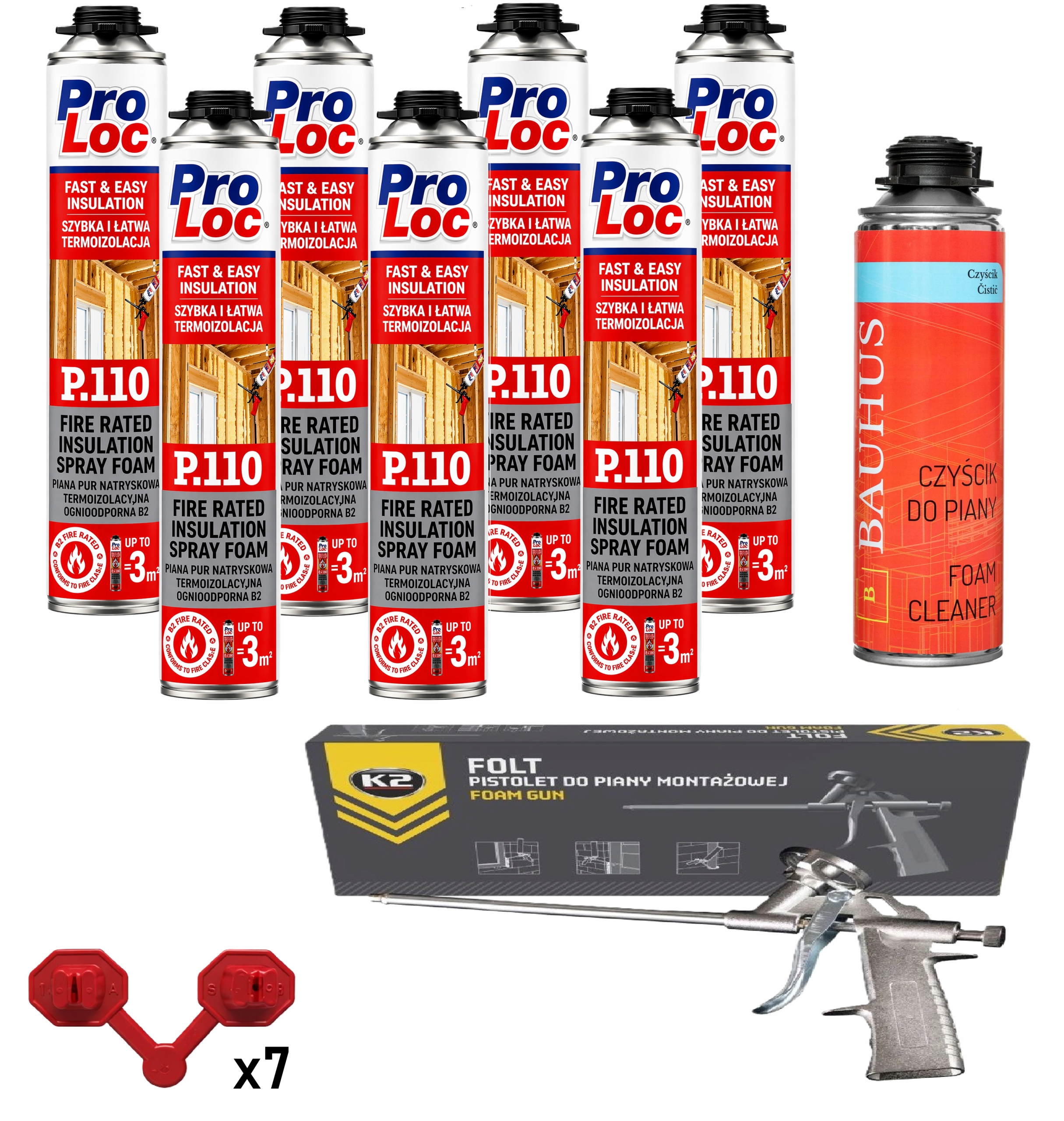 x7 Piana Pur Pianka Natryskowa Termoizolacyjna Ognioodporna ProLoc P110