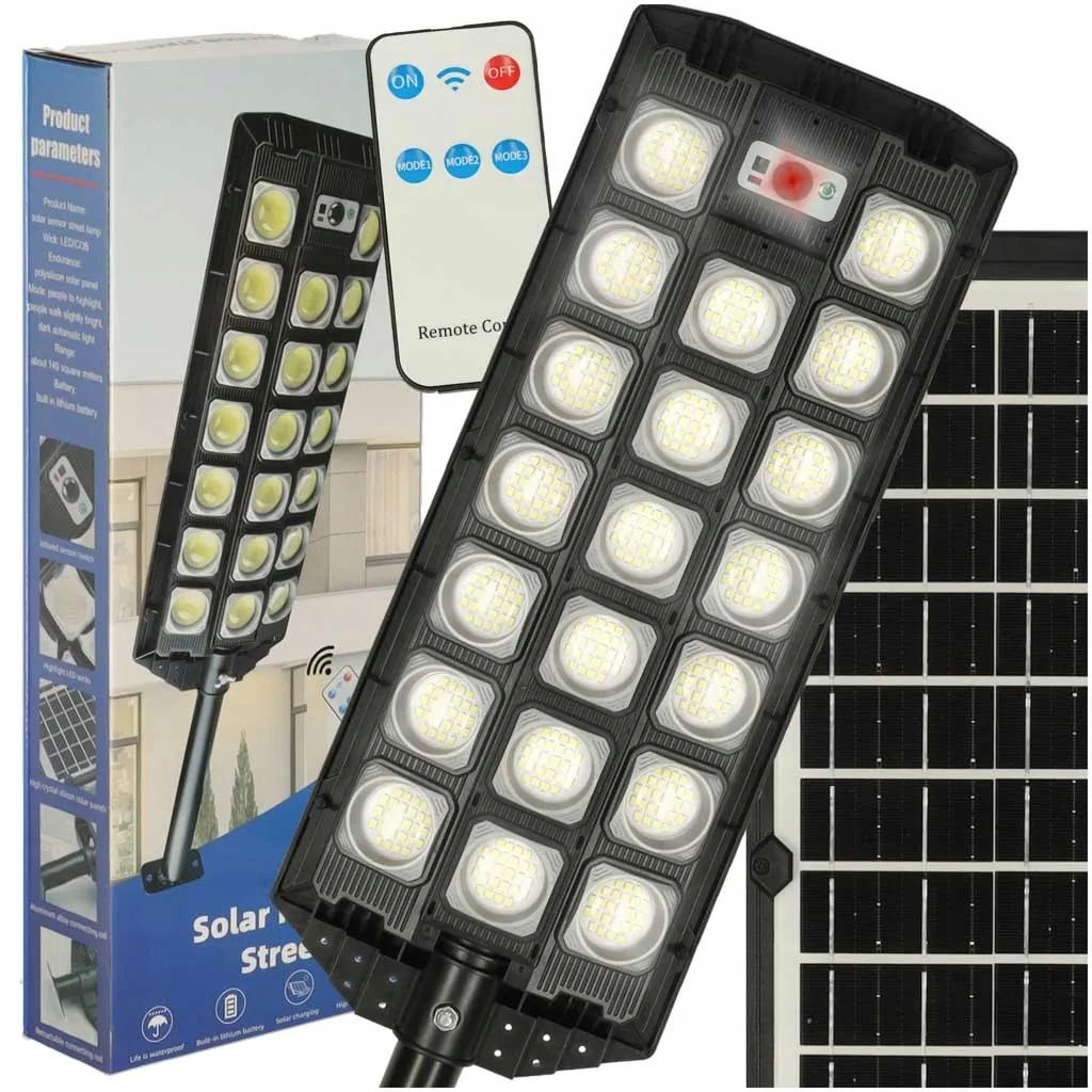 Led solární venkovní halogenová svítilna