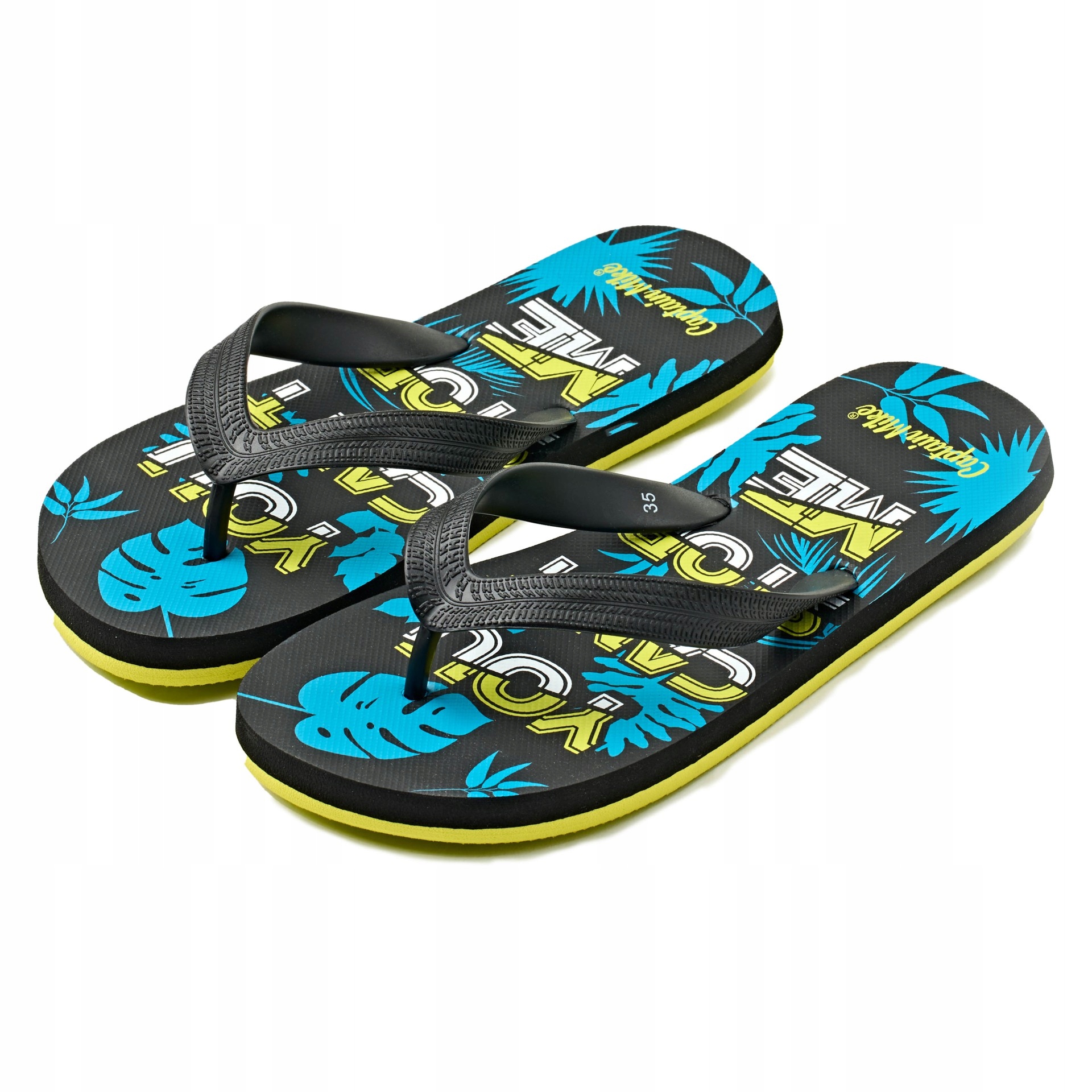 

Klapki japonki dziecięce czarne dla chłopca r.34