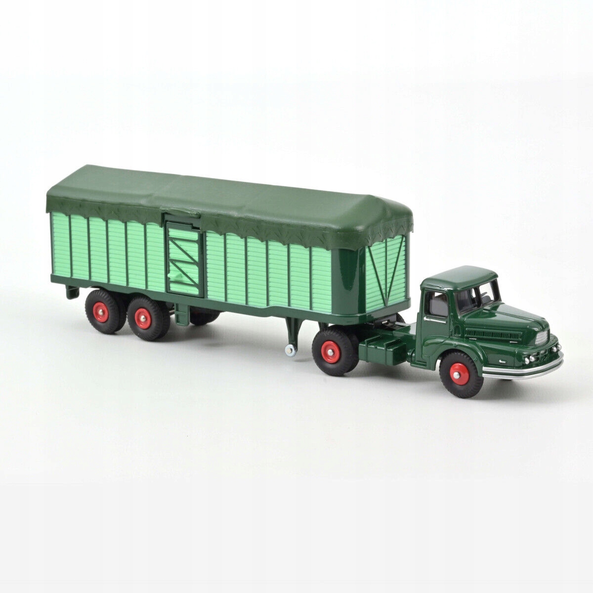 Norev Unic Izoard Nákladní auto přívěs 1974 Přeprava zvířat 1:55
