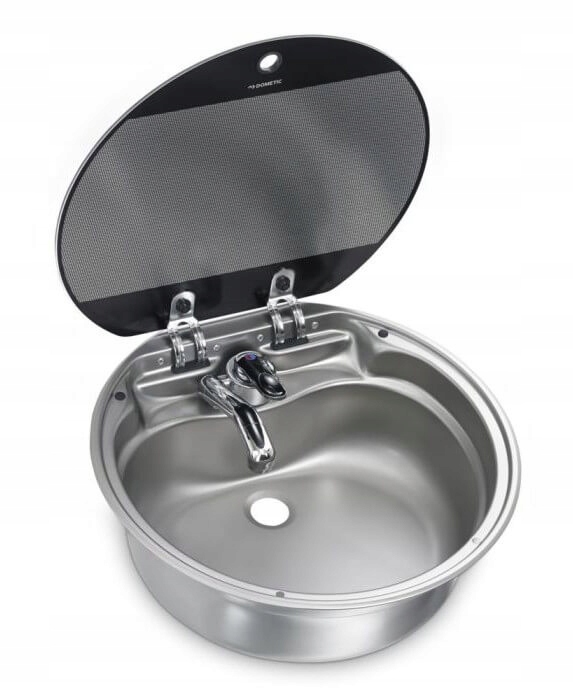 Okrągły zlewozmywak karawaningowy Dometic