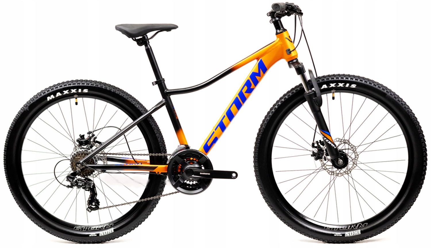 Rower 26 Storm Racer 2D 15" Pomarańczowo-czarny Shimano Aluminiowy