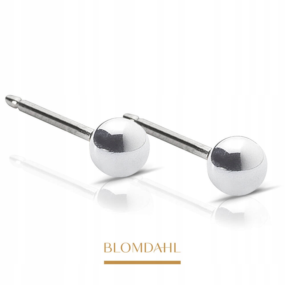 Hypoalergenní Kuličkové Náušnice Blomdahl 4 mm