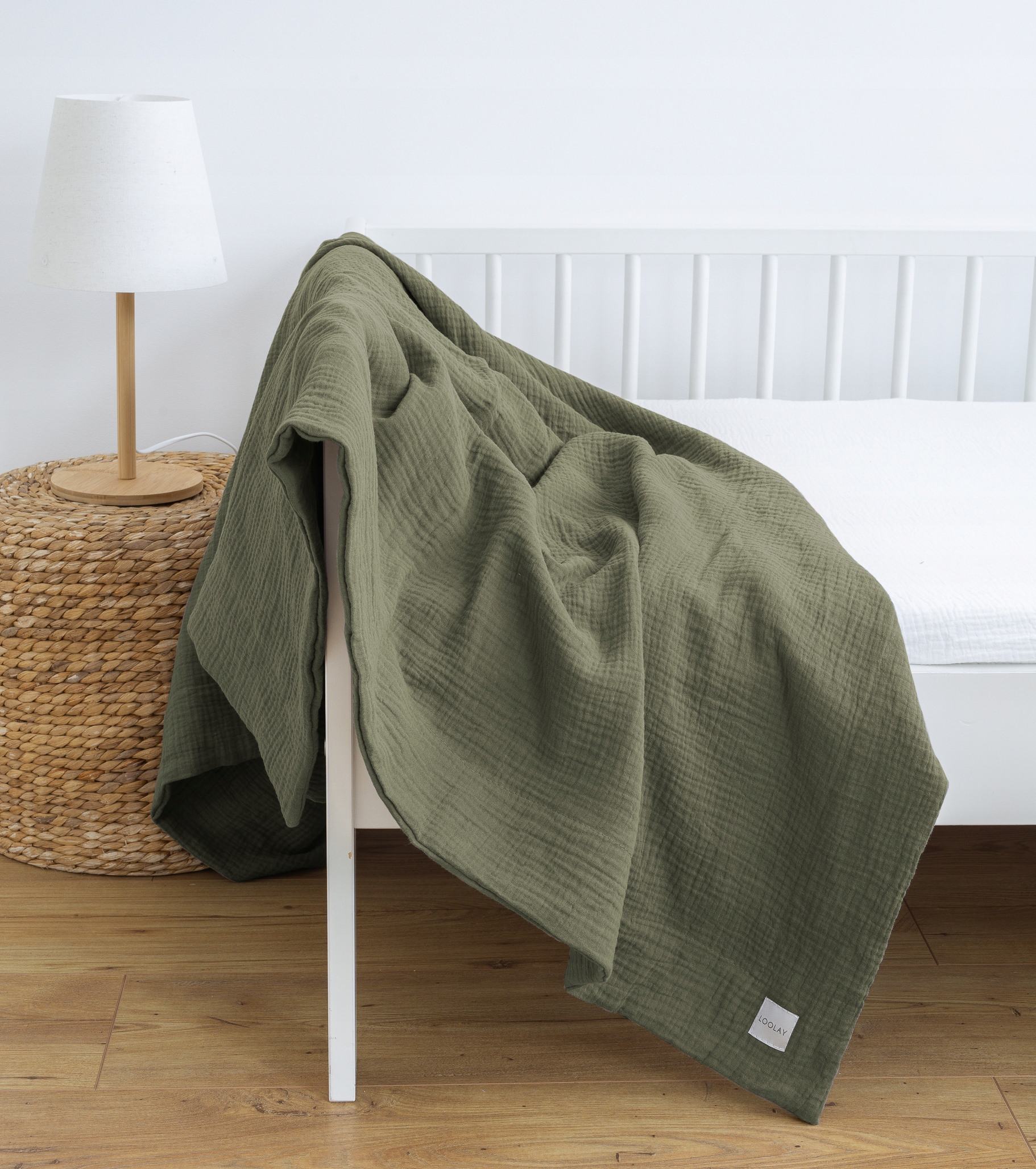 2-vrstvová Mušelínová Deka 150 x 200 cm Mušelín 100% bavlna teplá přikrývka