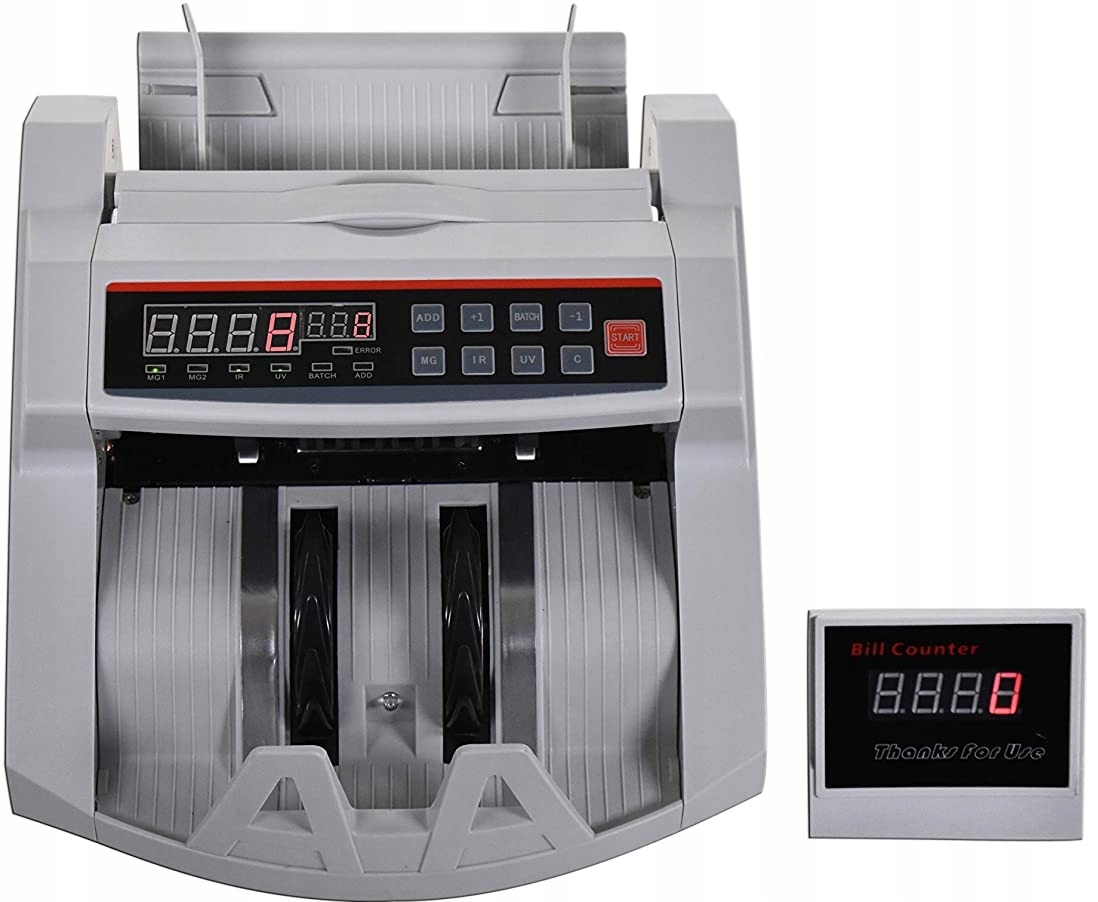 Anytech 2108 banknotų skaičiuotuvas su UV ir MG tikrinimu – vaizdas 2