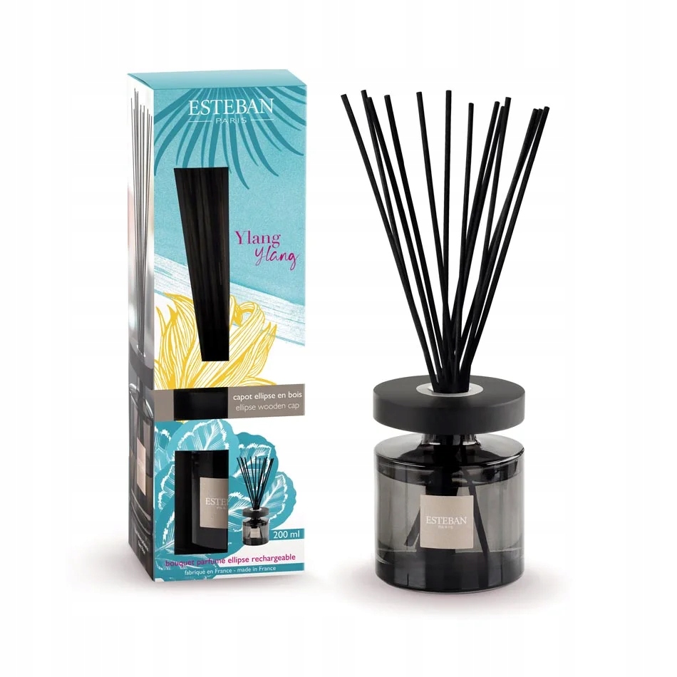 Esteban Paris Difuzér s tyčinkami 200 ml Vůně Ylang-Ylang