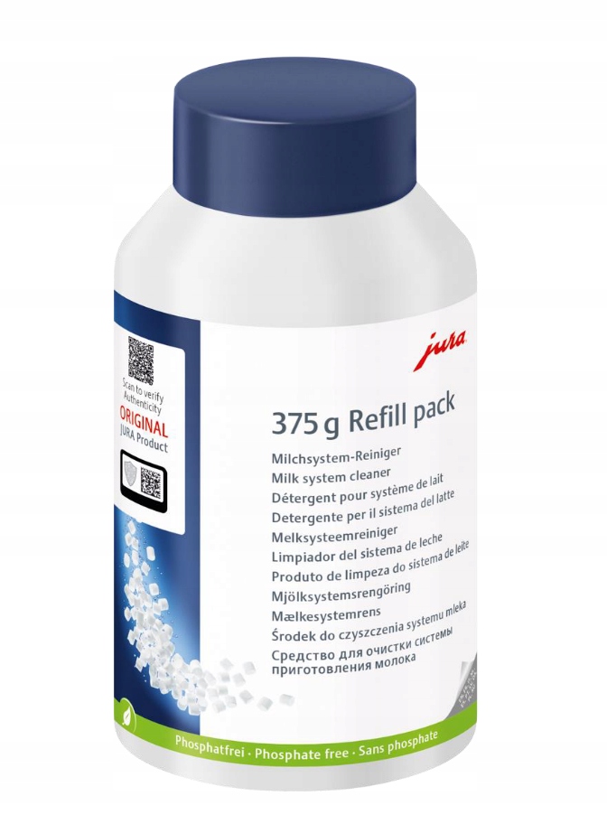 Tabletky Prípravok Prostriedok Na Čistenie Systému Mliečneho Mlieka Jura 375 G