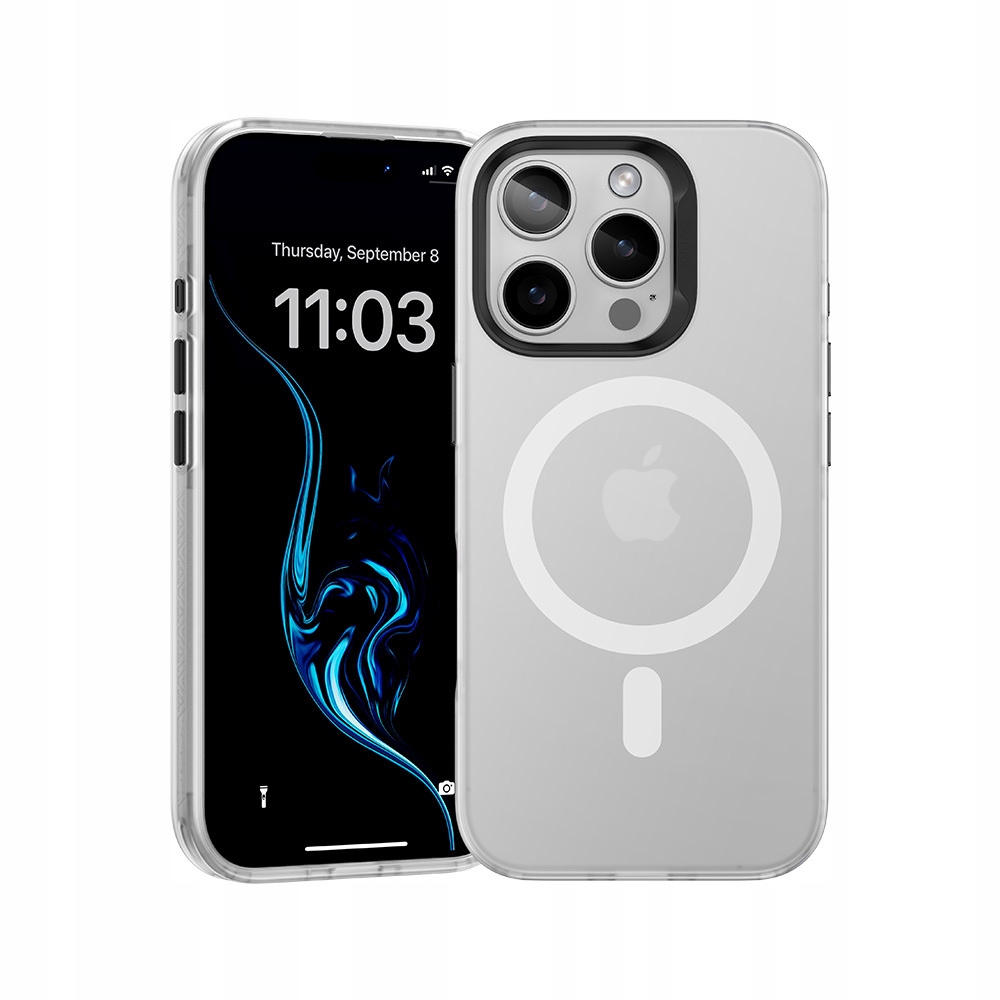 Etui do iPhone 16 Pro Benks MagSafe Magnetic Lucid Armor biały