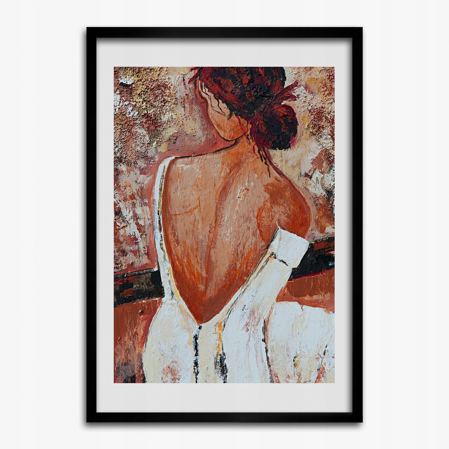 Fotoobraz na stěnu s mdf rámečkem Žena 50x70 cm