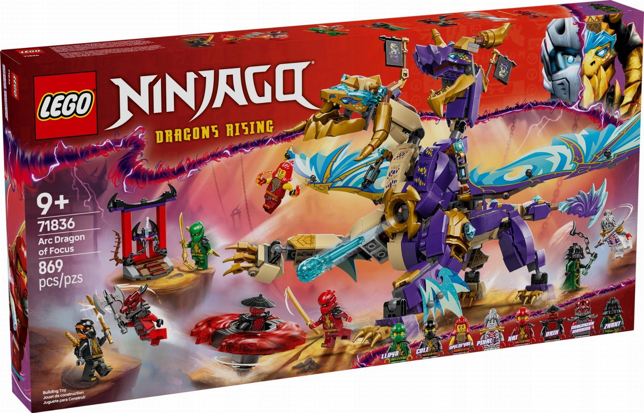 stavebnice Lego Ninjago 71836 Arcismok soustředění