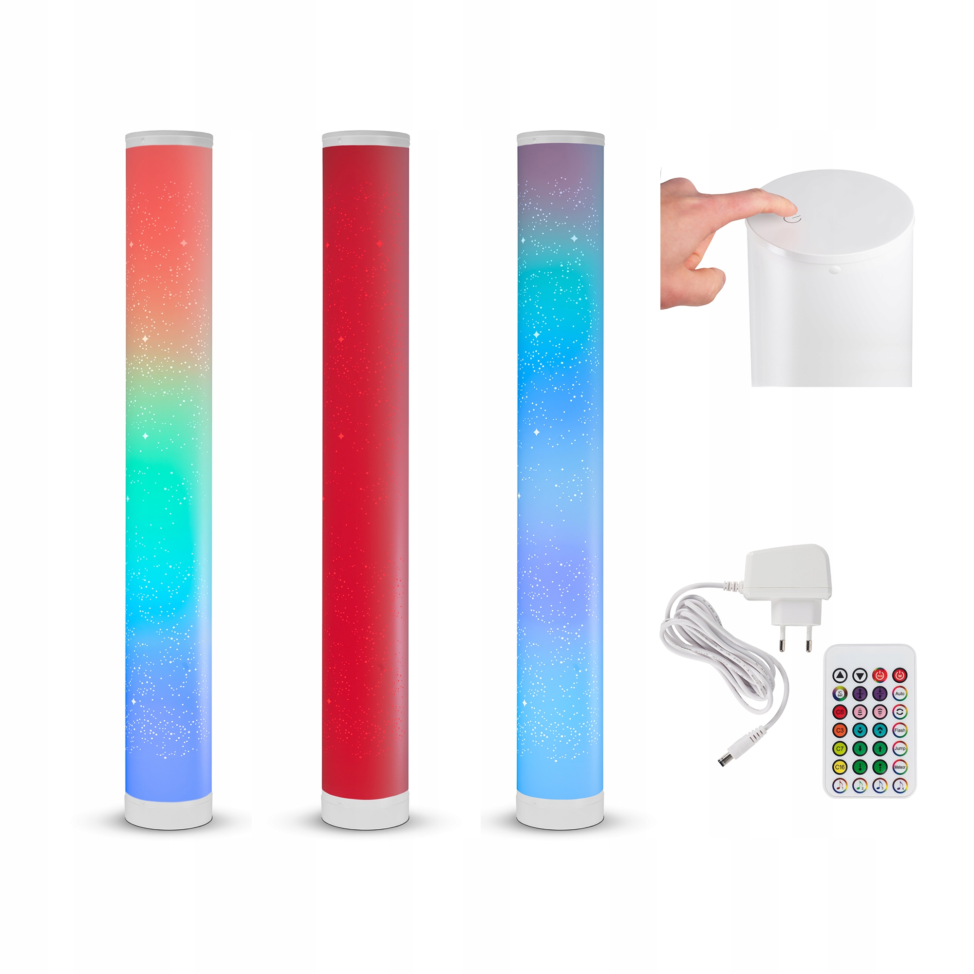 Stojací Led podlahová lampa Magic Star Eko-light 10W 620lm Rgbw IP20 104cm