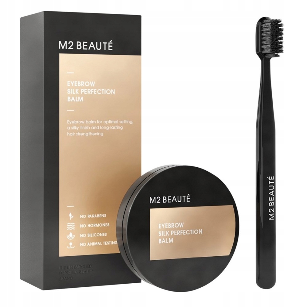 M2 Beaute Eyebrow Silk Perfection Balm hedvábný balzám na obočí 5 ml
