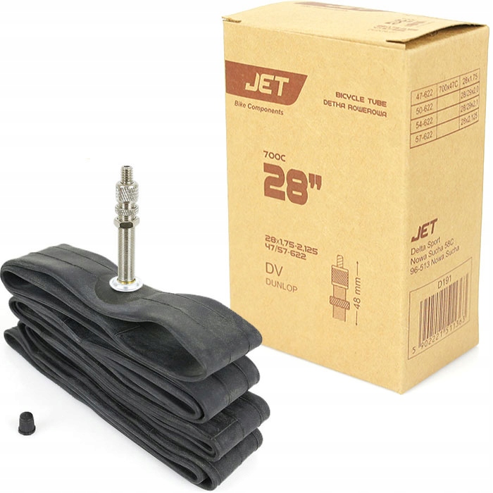 Dętka Rowerowa Jet 28x1,75-2,125 47/57-622 DV 48mm