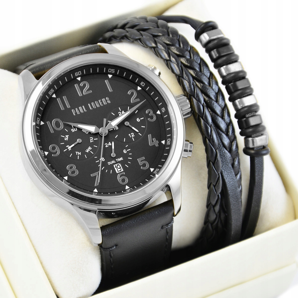 Pánské hodinky Paul Lorens Bayas s datumovkou Náramek Dárek