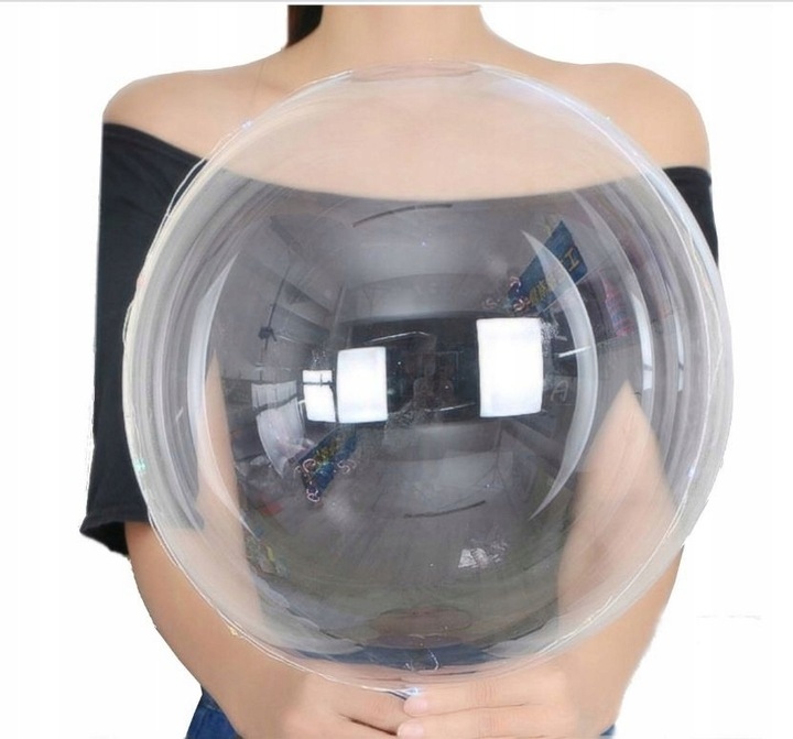 

Balon okrągły przezroczysty transparentny 45 cm
