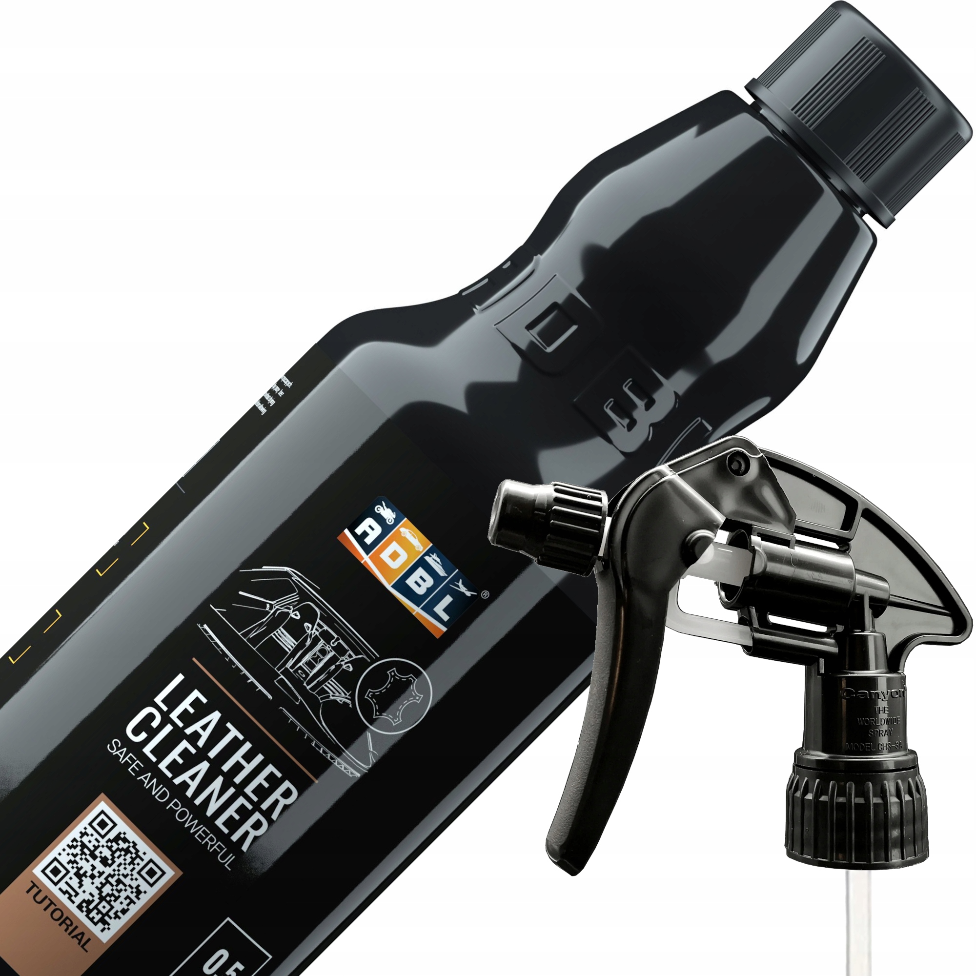 Adbl Leather Cleaner Płyn Do Czyszczenia Skór W Samochodzie Aucie 0,5L