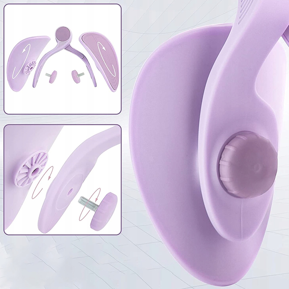 Motylek Do Ćwiczeń Ud i Pośladków Mięśni Fioletowy Model Przyrząd do ćwiczeń Agrafka-SSS