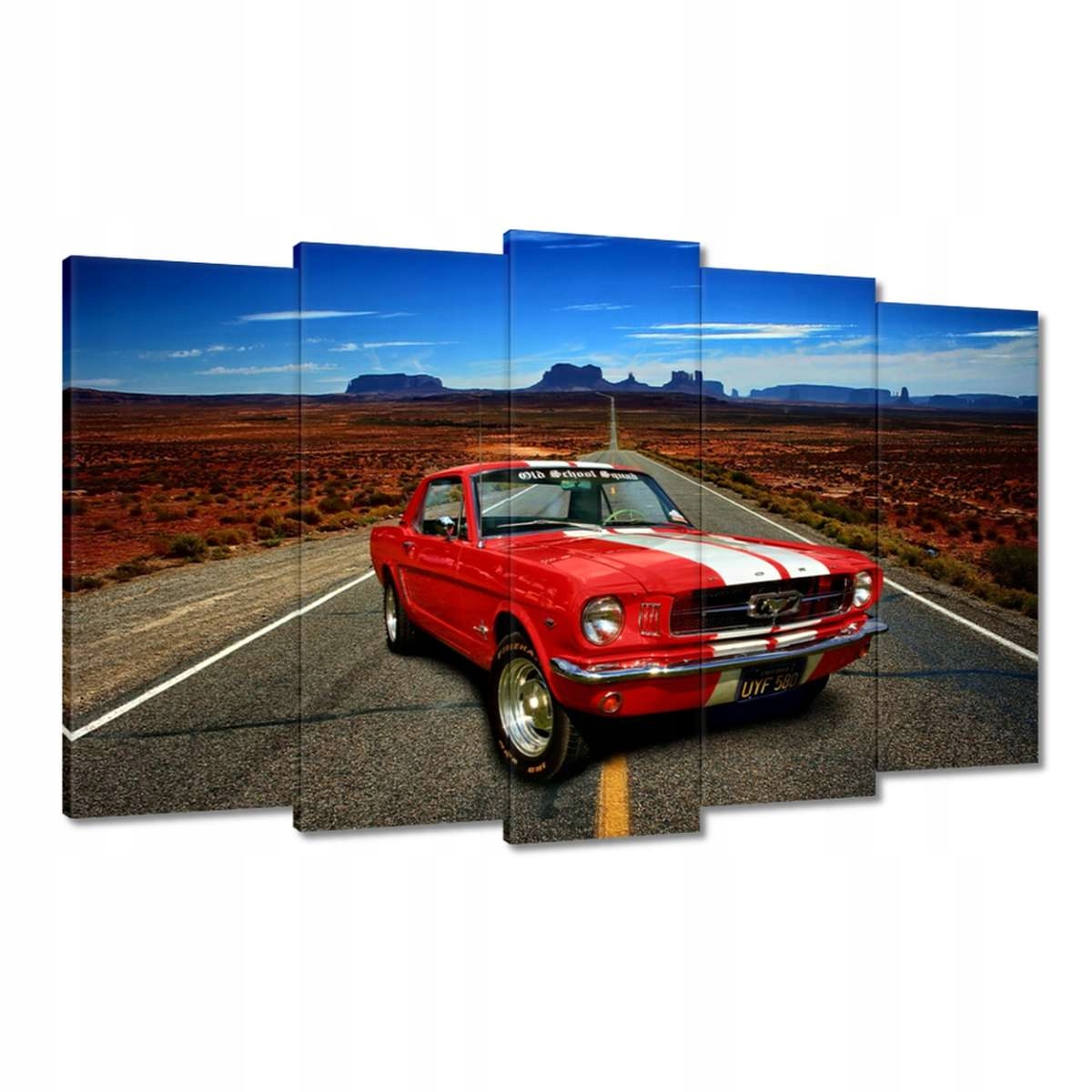 Obrazy 100x60 Ford Mustang Dálnice