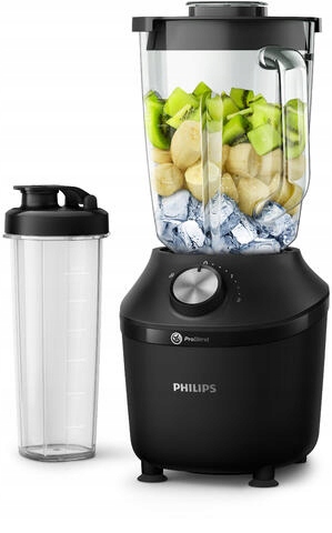 Blender kielichowy szklany 600W Seria 3000 kruszy lód Philips HR2291/41