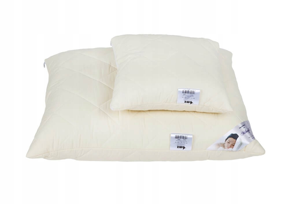 Antialergický Prošívaný Polštář 70 × 80 CM 1000 g krémový