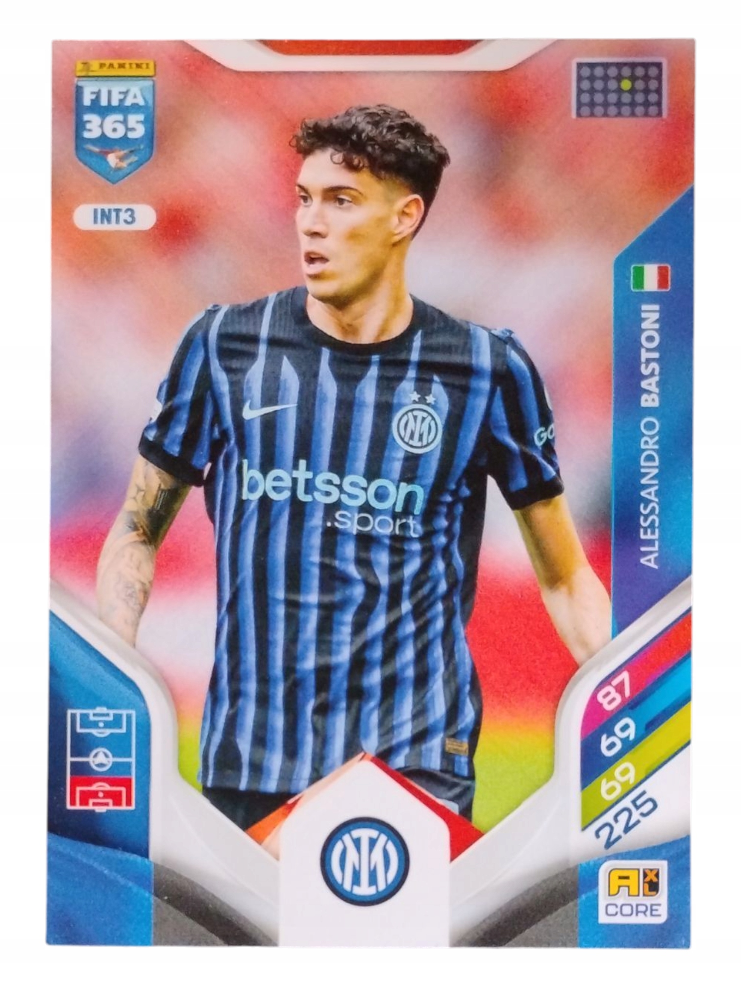 Panini Fifa 365 2026 Core Alessandro Bastoni Inter INT3