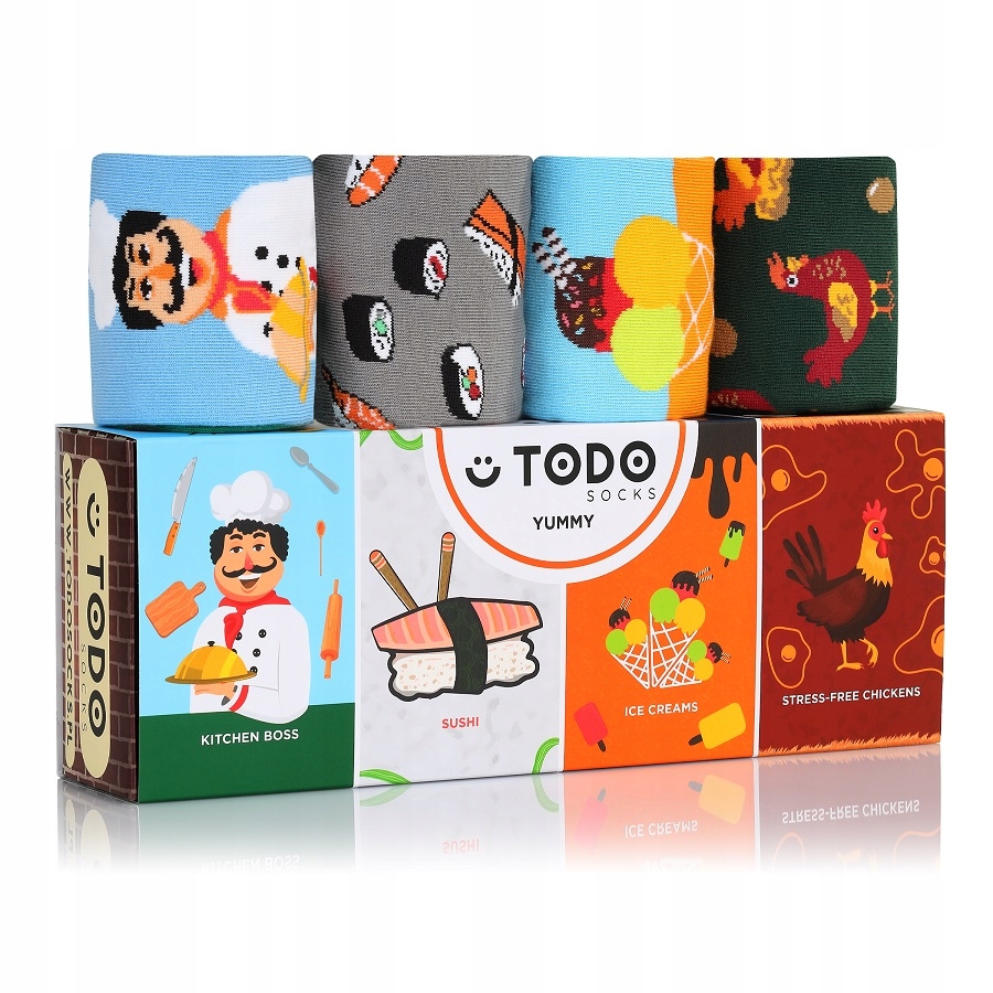 

Skarpetki Todo Socks Yummy kucharz sushi 35-38