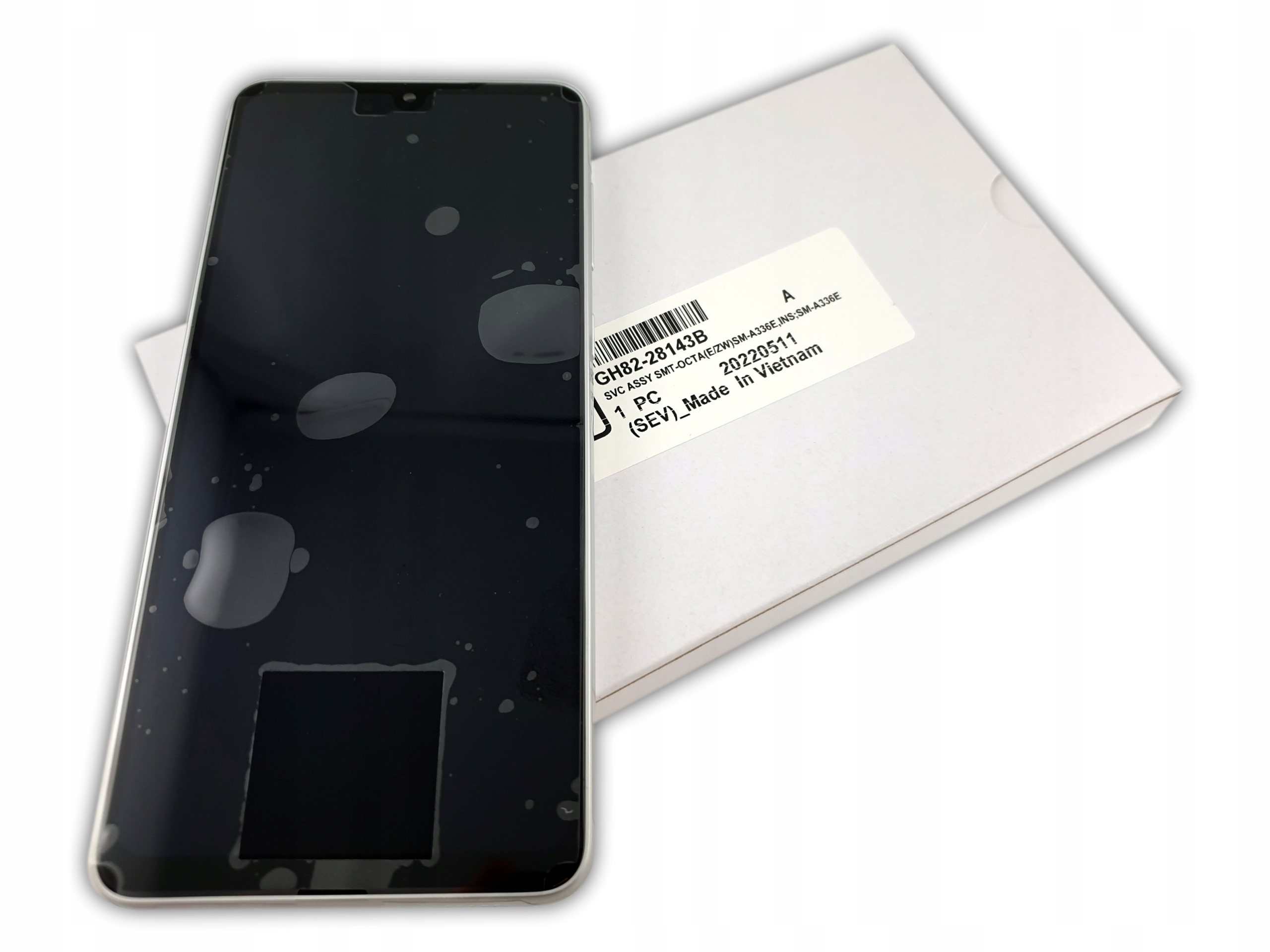 Samsung Galaxy A33 5G A336 Oryginalna Matryca Panel Ekran Dotykowy Biała