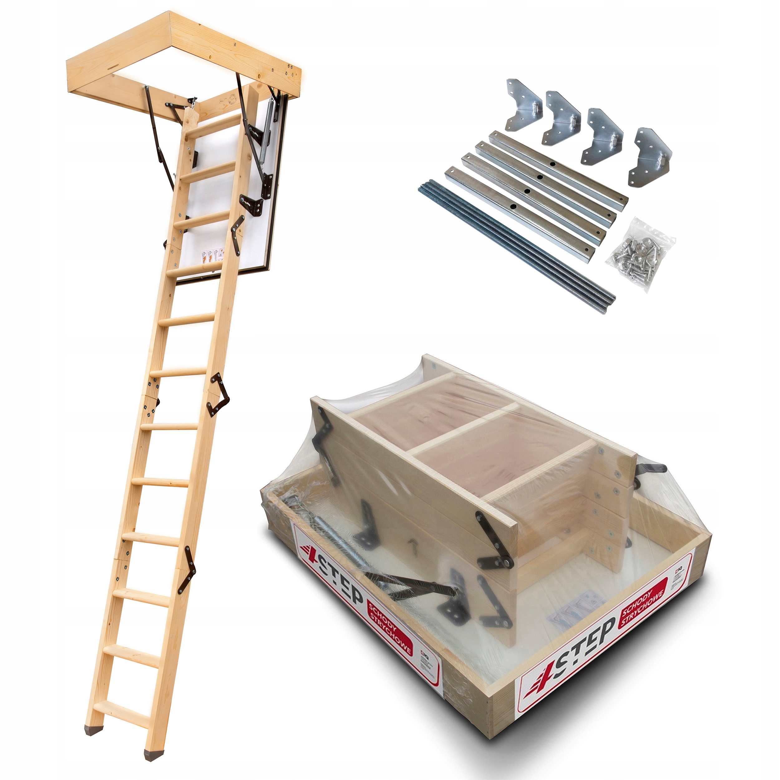 Půdní schody Výlez Greenline 90x55 35 mm 1,05 W/m2K Montážní sada