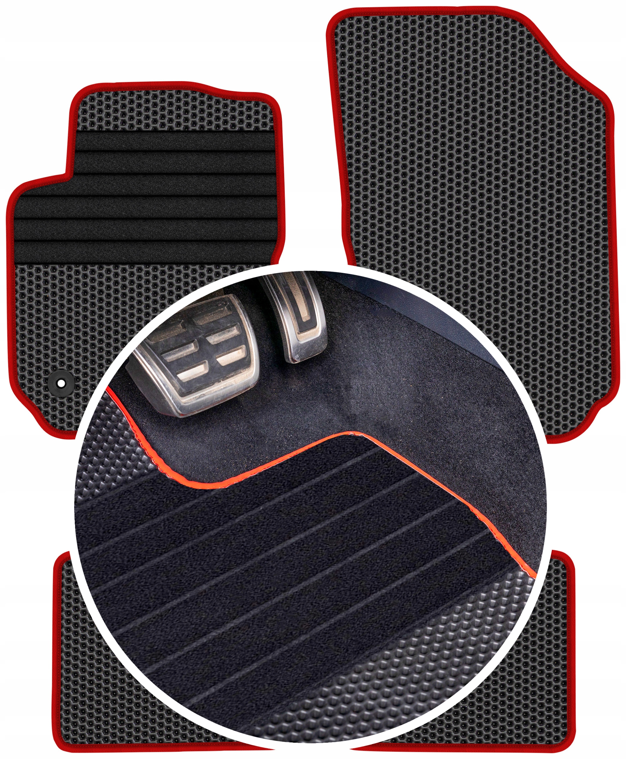 Citroen C4 Cactus 2014-2020 Gumové rohože Eva Eternity Plastry Medu