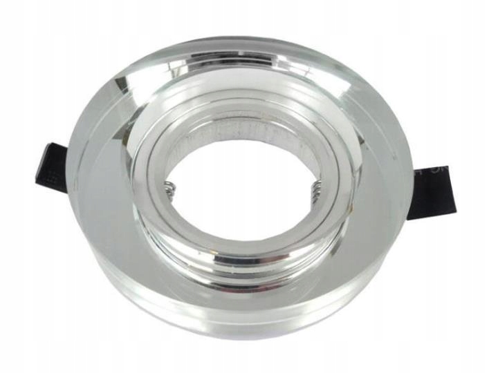 OPRAWA HALOGENOWA GRUBA SZKLANA LED OKRĄGŁA BIAŁA