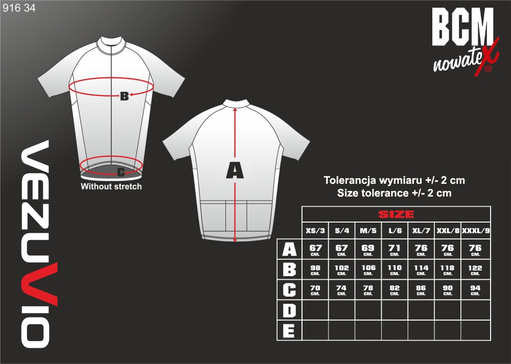 Męski komplet rowerowy Vezuvio Lava Red rozmiar L Zawartość kompletu koszulka z krótkim rękawem krótkie spodnie