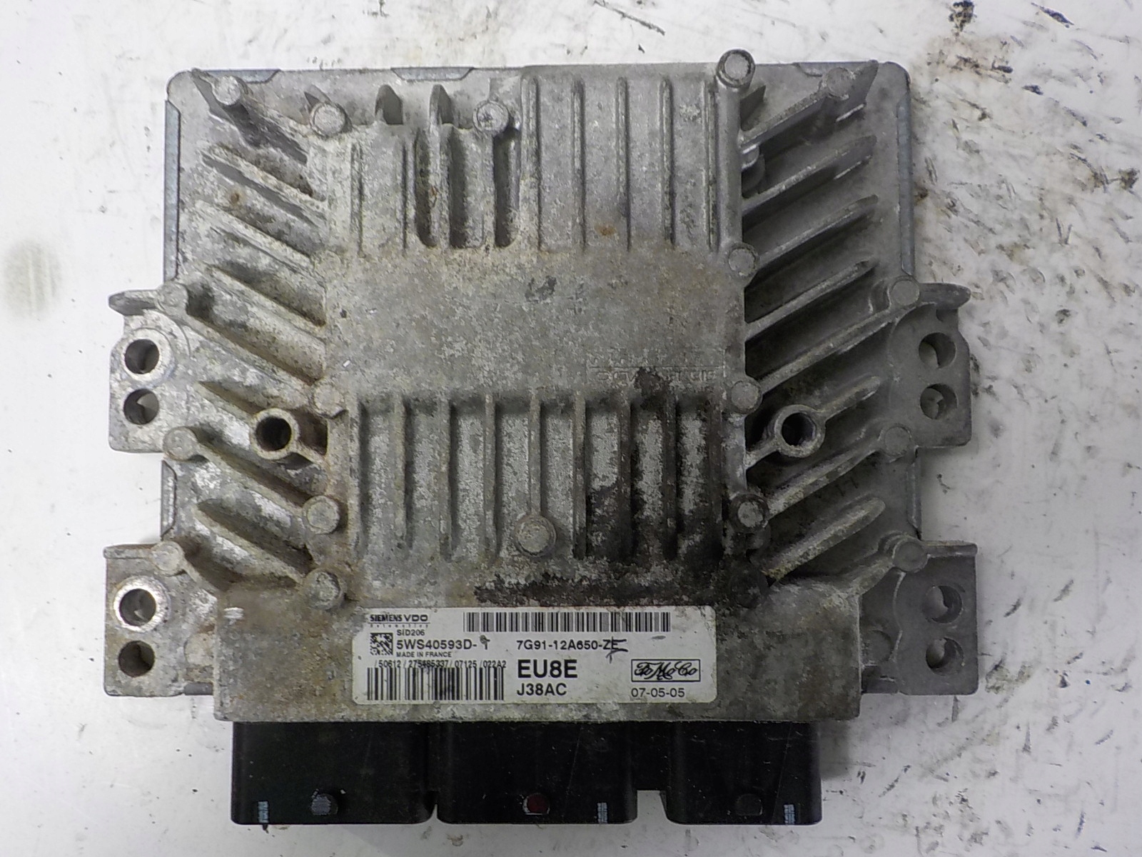 FORD computer control unit 7G91-12A650-ZF 5WS40593E-T EU8F