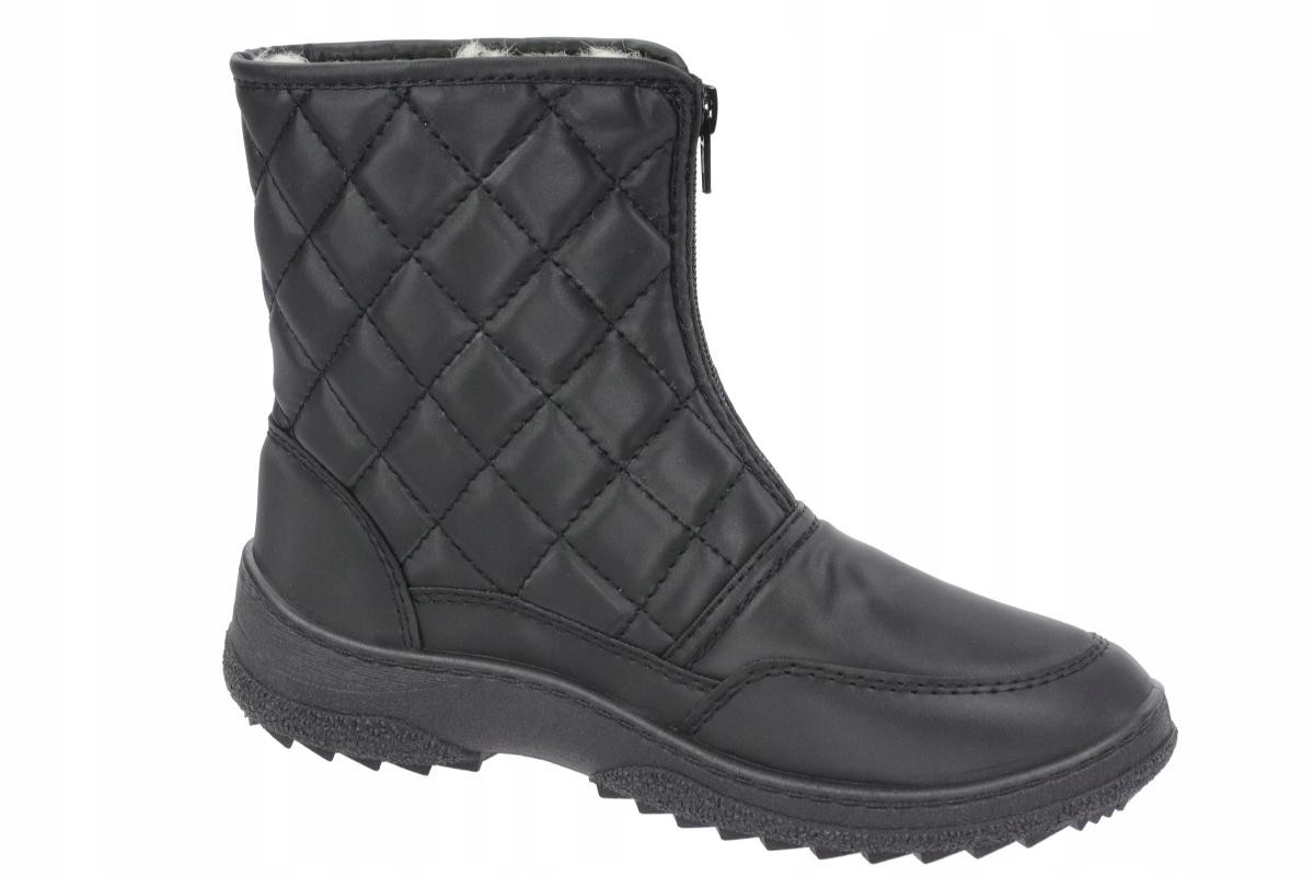 

Damskie Pikowane Wełna Ciepłe Śniegowce czarny 42