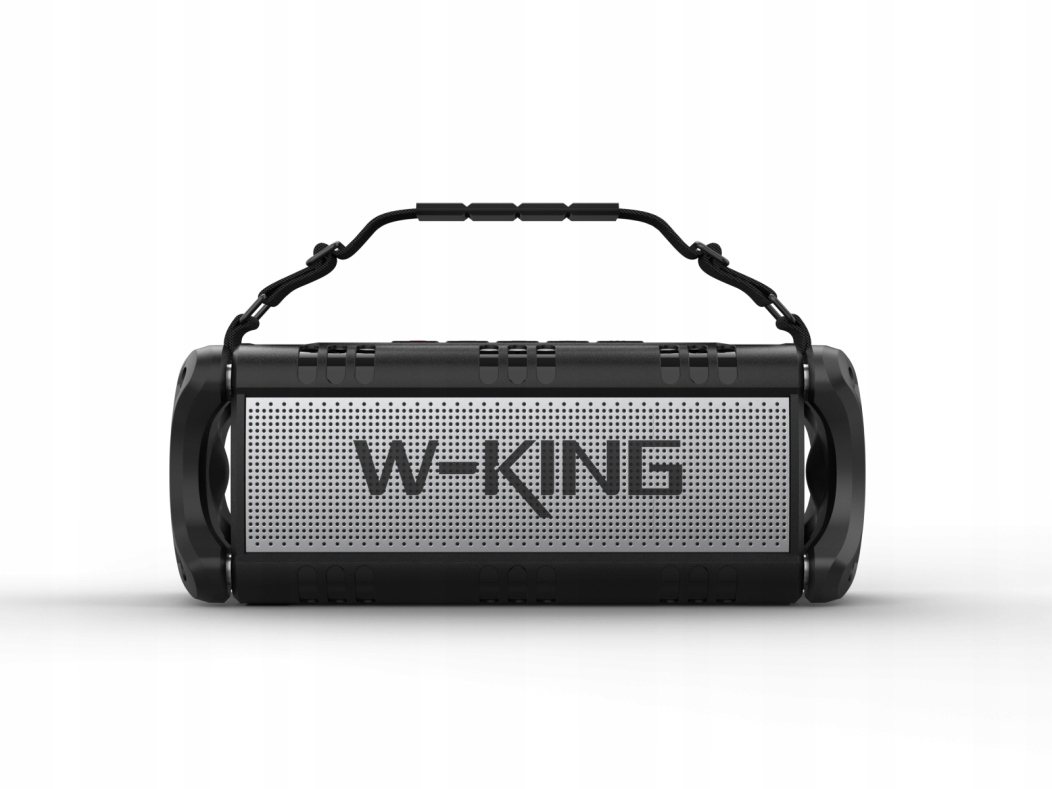 W-King D8 czarno- srebrny Przenośny głośnik bezprzewodowy