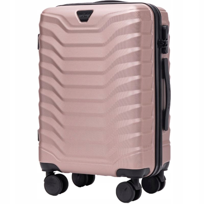 Kufr Wings Abs Kabinový 20" Peafowl 38 L Růžový Zlatý