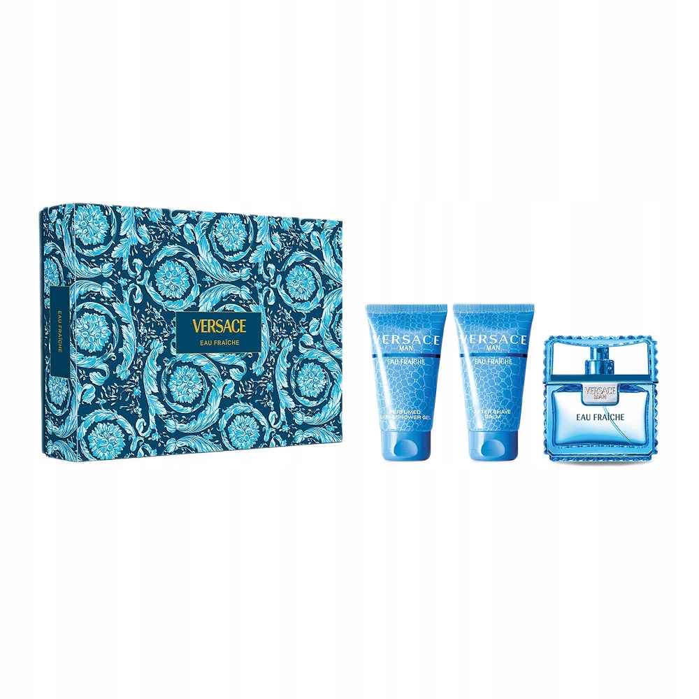 Versace Man Eau Fraiche sada toaletní voda 50ml sprchový gel 50ml