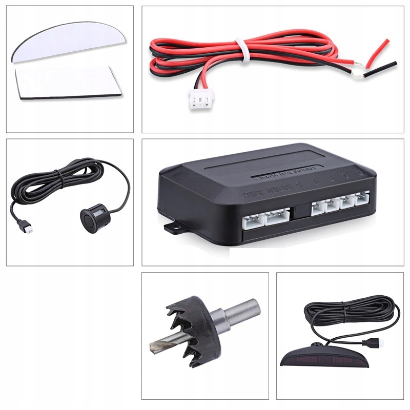 CZUJNIKI PARKOWANIA COFANIA PRZÓD TYŁ PARKTRONIC Typ sensora ultradźwiękowy