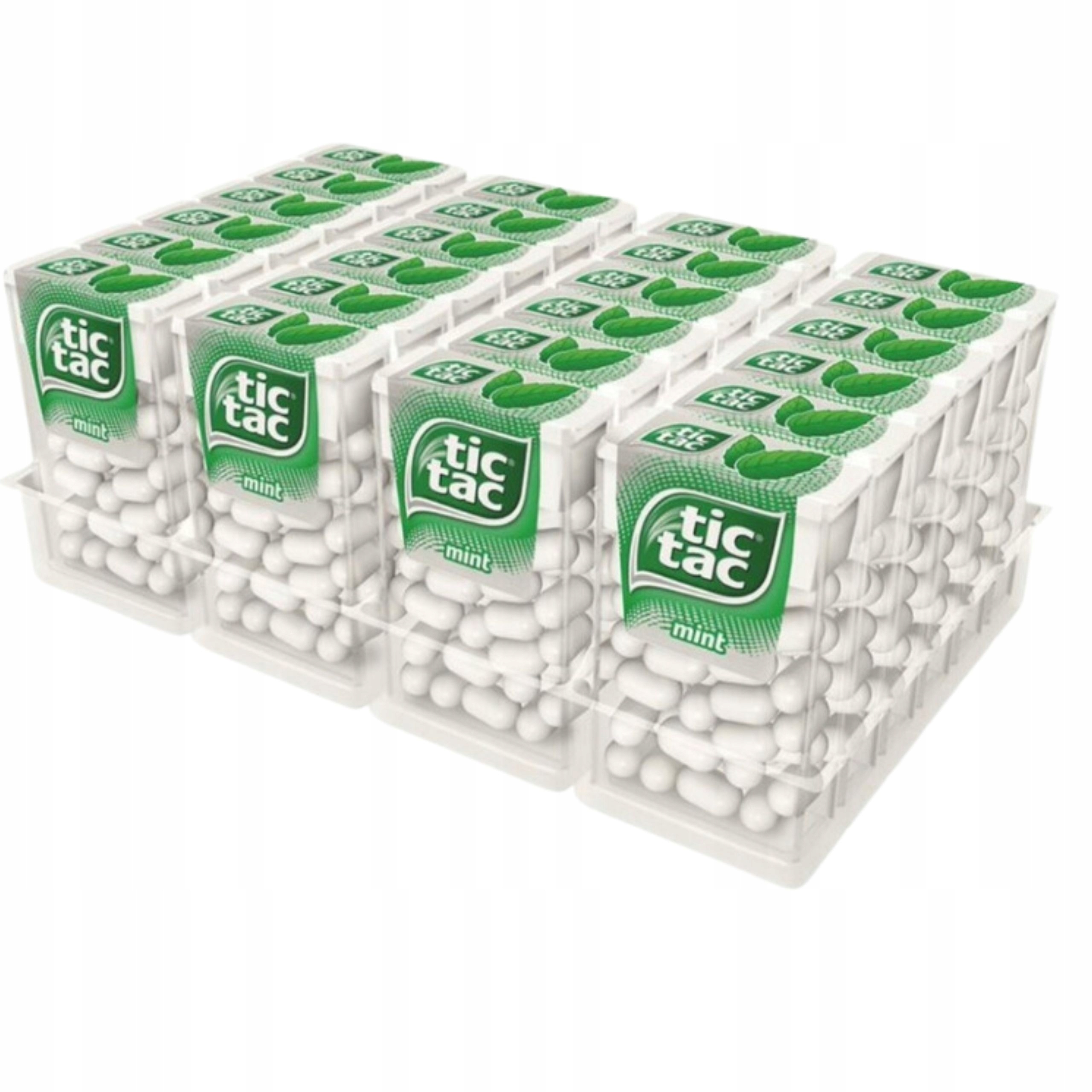 Levně Tic Tac Dražé s mátovou příchutí 18 g x 24 kusů