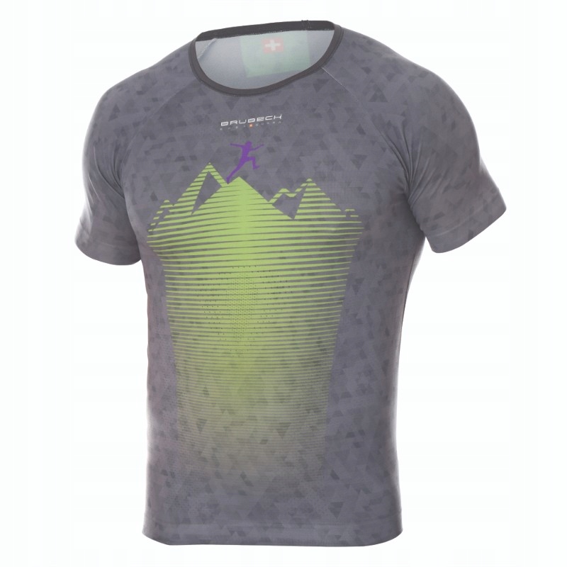 Termoaktywna oddychające koszulka męska Brubeck RunningAir S