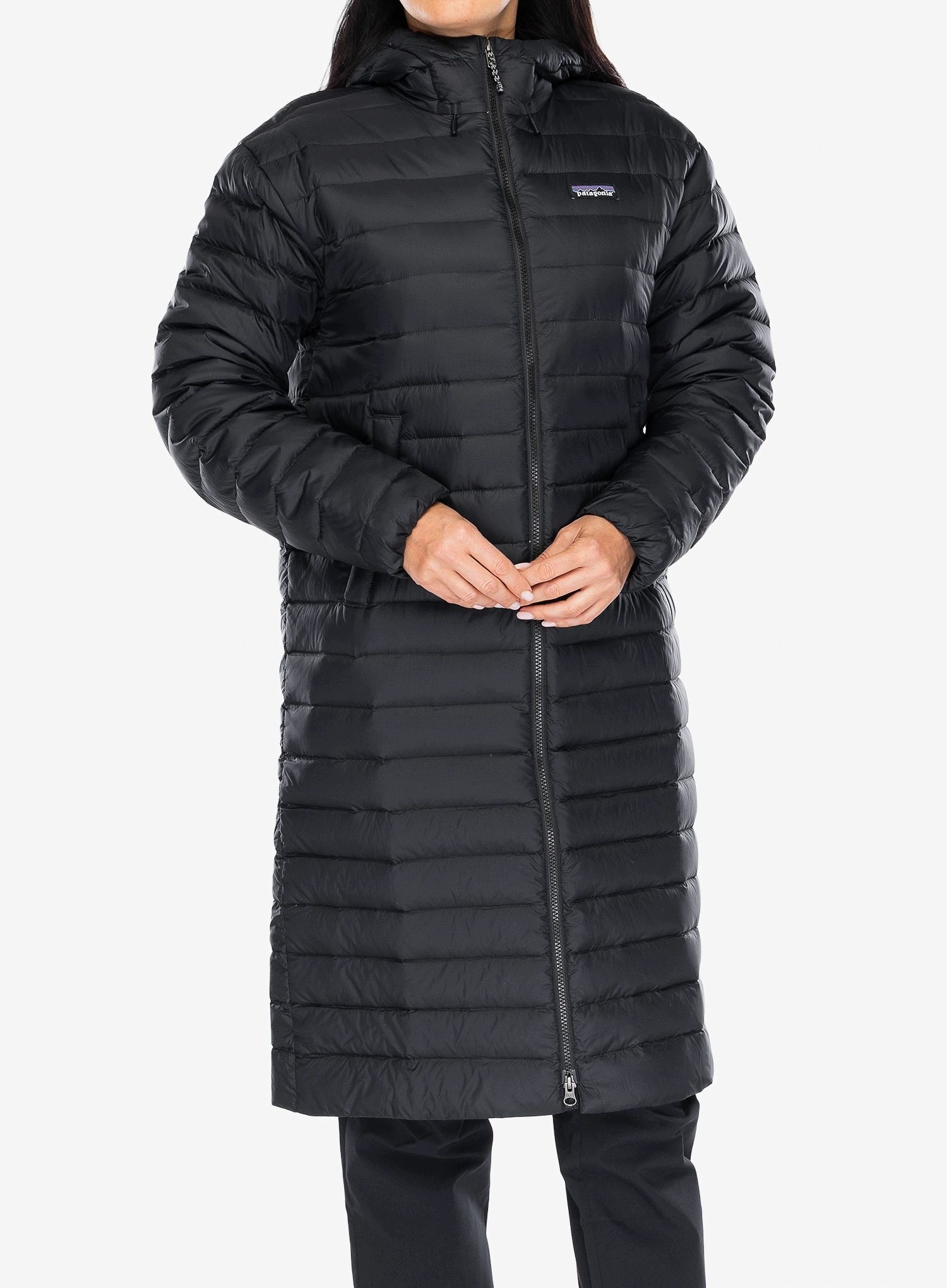 Płaszcz puchowy damski Patagonia Recycled Down Sweater Parka black M