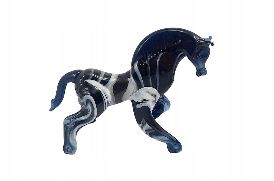

Szklana Figurka Zebra /rękodzieło