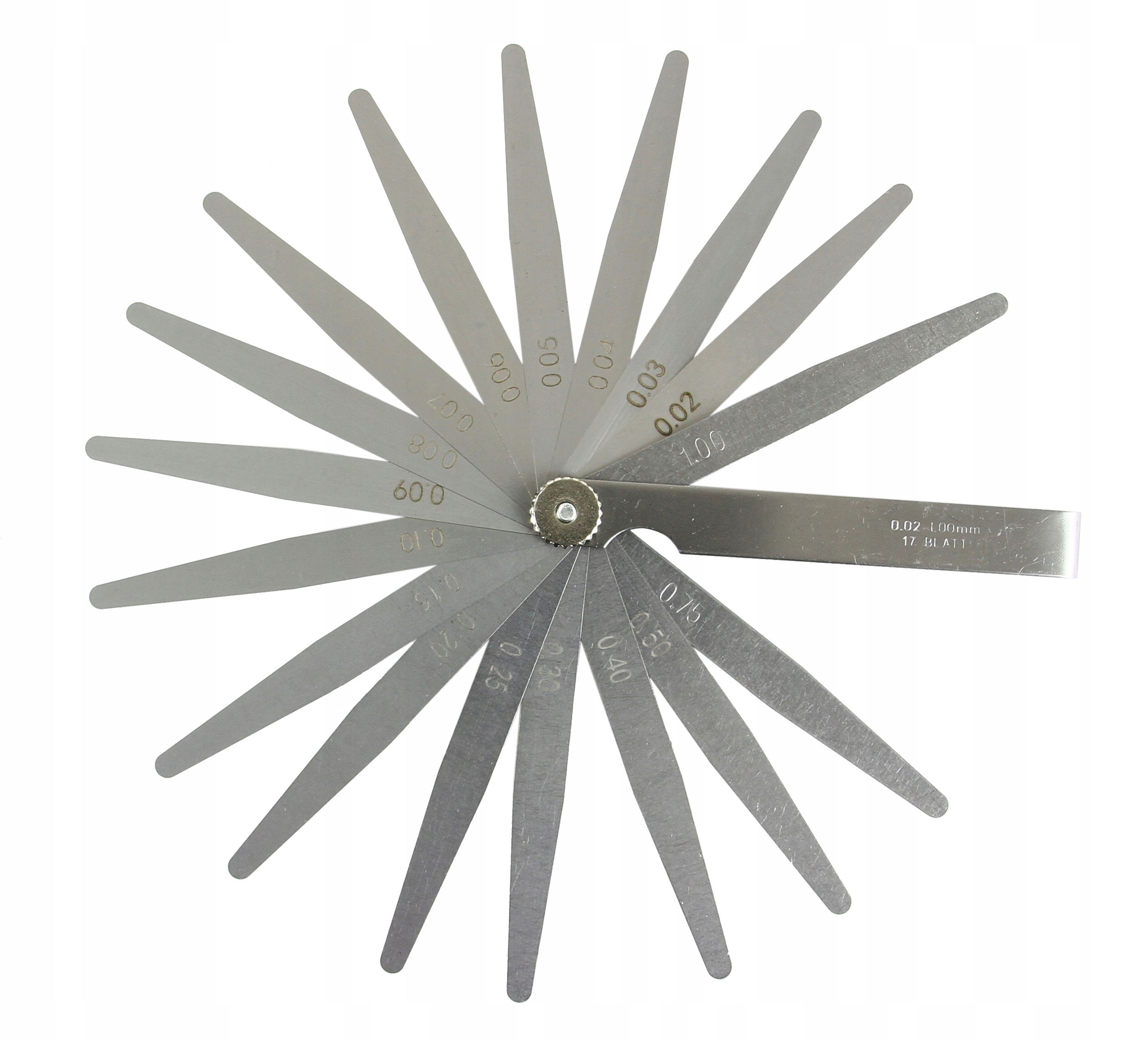 

Szczelinomierz Listkowy Miernik Do Szczelin 0,02-1