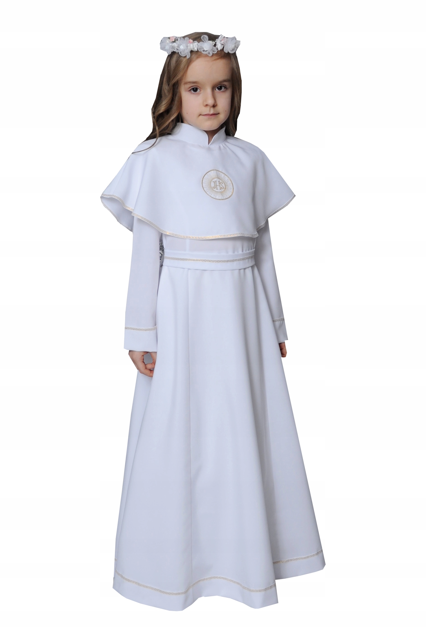 SUKIENKA KOMUNIJNA dl dziewczynki z torebką Komunia alba na miarę Rozmiar 140