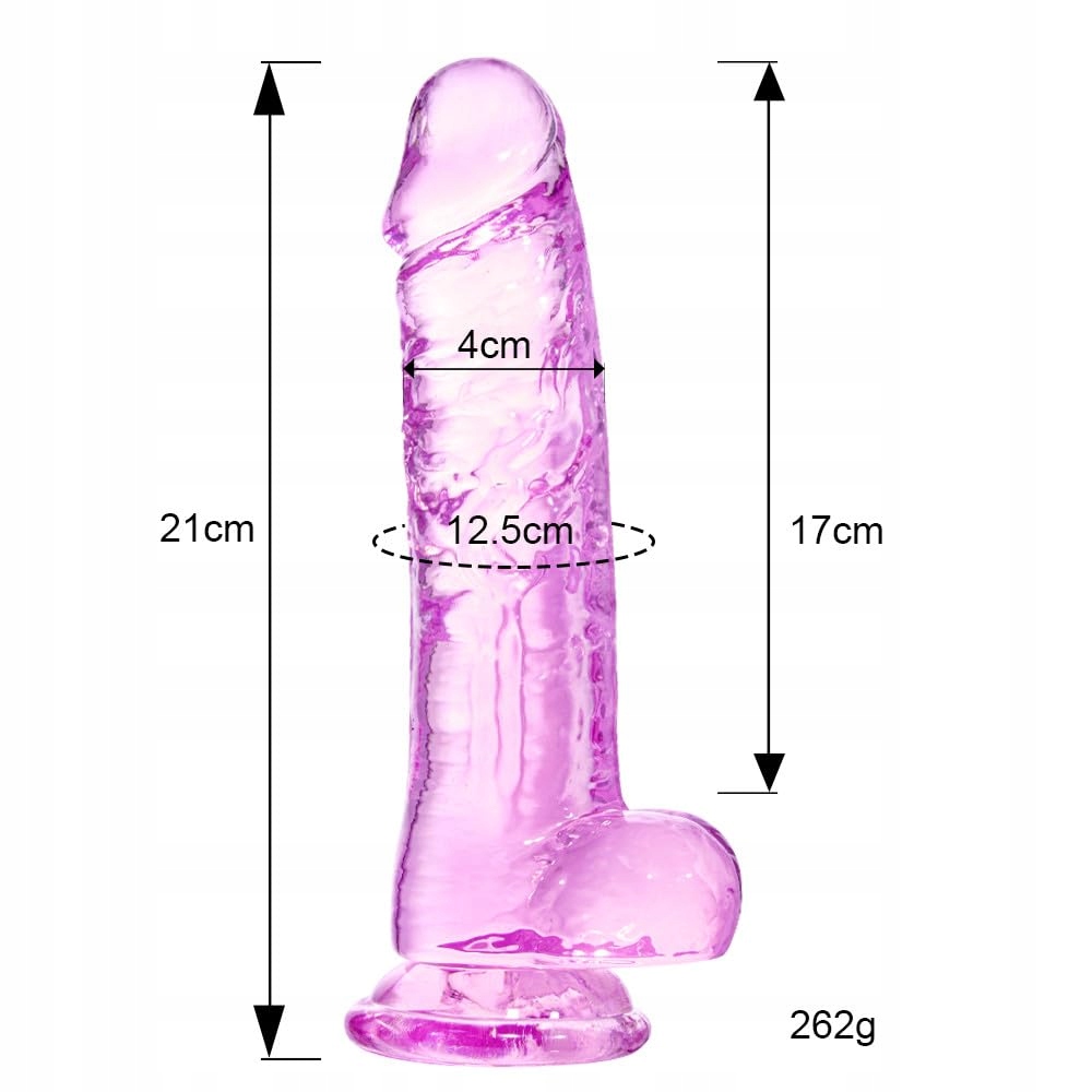ROSA Realistyczny Dildo 21 cm Dla Początkujących Dla Kobiet i Mężczyzn — miniatura 4