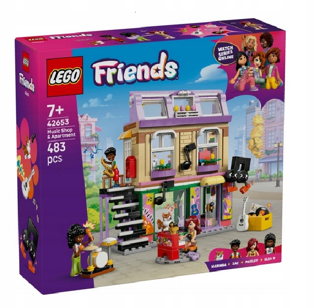 Lego 42653 Friends Hudební Obchod A Byt