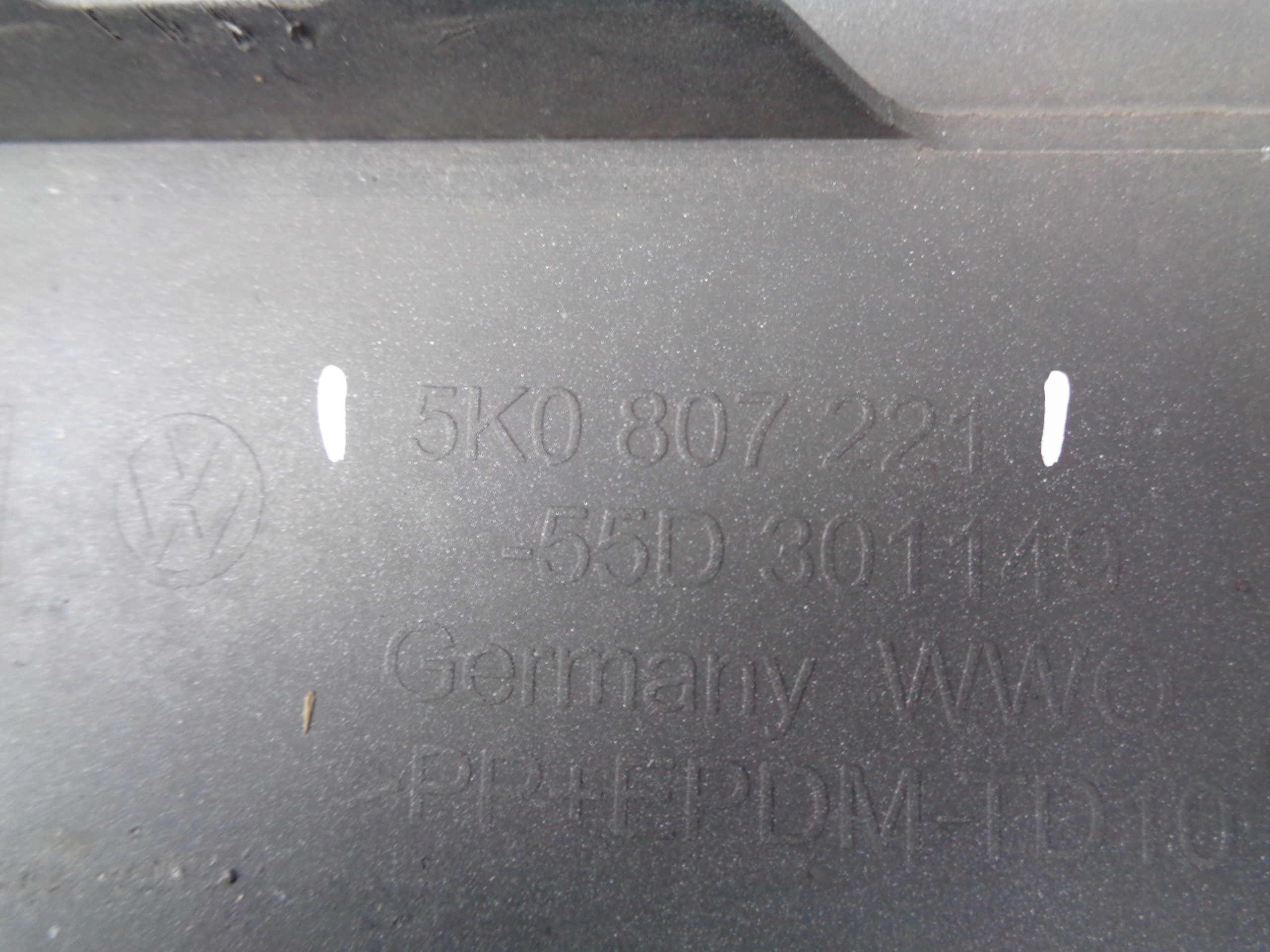 front bumper VW GOLF VI 6 5K 5K0 08-12 NR 24148