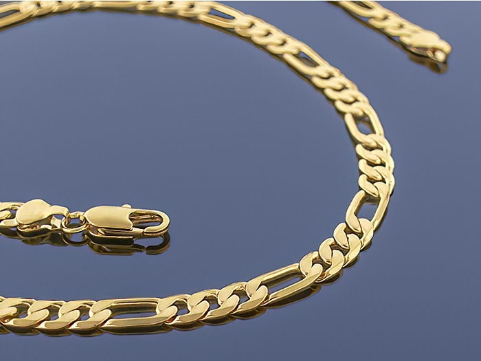 

Złoty łańcuszek 14k / 60cm / Figaro ! Jakość !